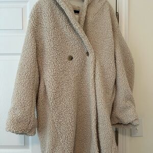 H&M Beige Teddy Jacket
